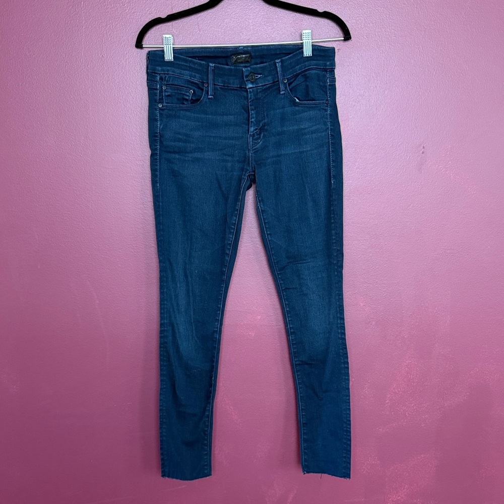 Mother “The Looker” Women's Blue Skinny Jeans